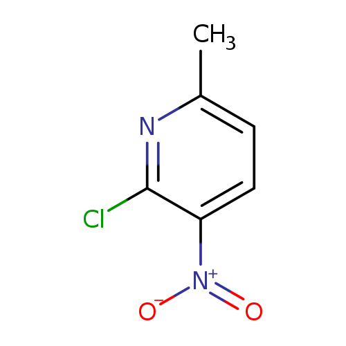 [O-][N+](=O)c1ccc(nc1Cl)C