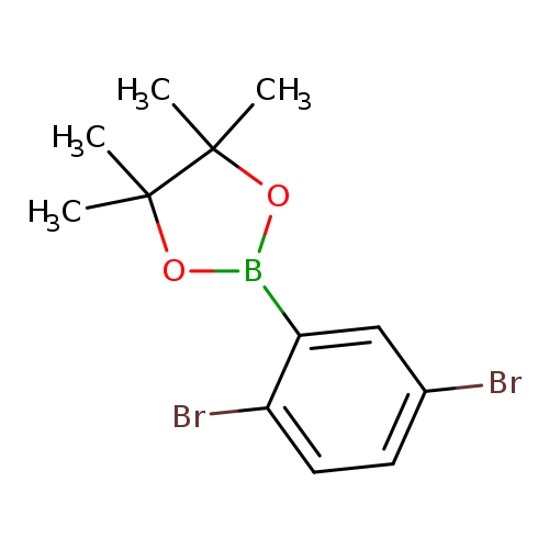 CC1(C)OB(OC1(C)C)c1cc(Br)ccc1Br