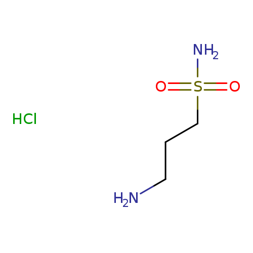 NCCCS(=O)(=O)N.Cl