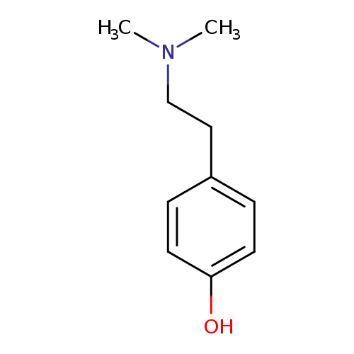 CN(CCc1ccc(cc1)O)C