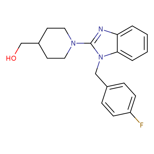 OCC1CCN(CC1)c1nc2c(n1Cc1ccc(cc1)F)cccc2