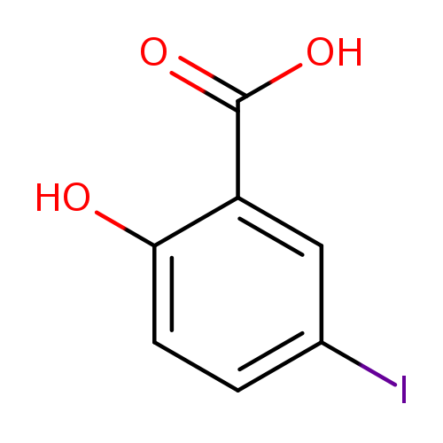 Ic1ccc(c(c1)C(=O)O)O
