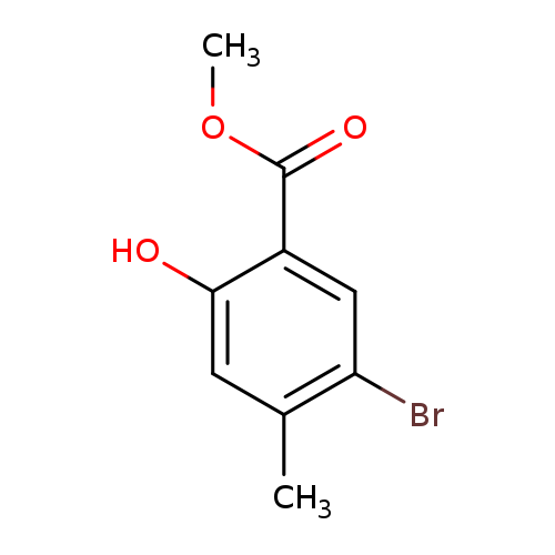 COC(=O)c1cc(Br)c(cc1O)C