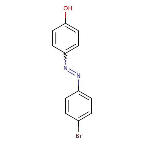 Oc1ccc(cc1)N=Nc1ccc(cc1)Br