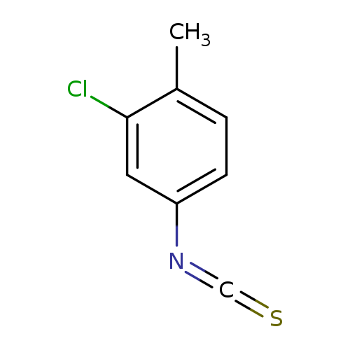 S=C=Nc1ccc(c(c1)Cl)C