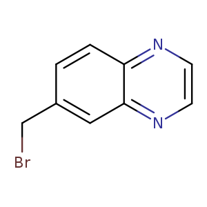 BrCc1ccc2c(c1)nccn2
