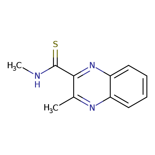 CNC(=S)c1nc2ccccc2nc1C
