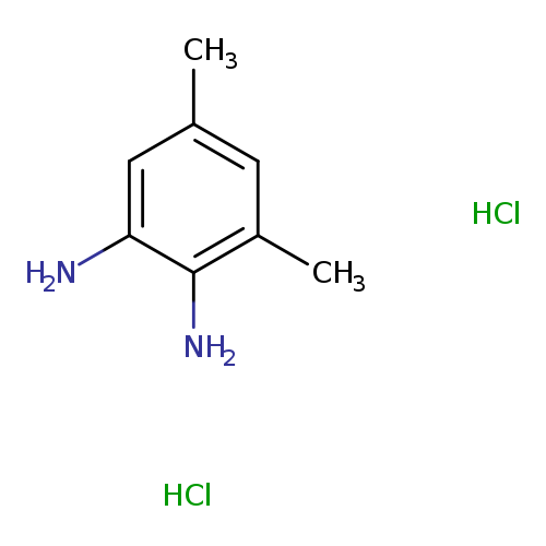 Cc1cc(C)c(c(c1)N)N.Cl.Cl