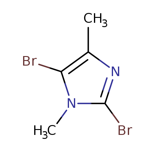 Brc1nc(c(n1C)Br)C