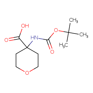O=C(NC1(CCOCC1)C(=O)O)OC(C)(C)C