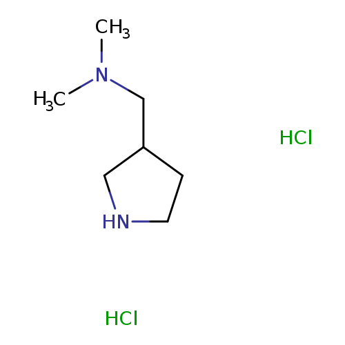 CN(CC1CNCC1)C.Cl.Cl