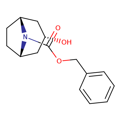 O[C@@H]1C[C@@H]2CC[C@H](C1)N2C(=O)OCc1ccccc1