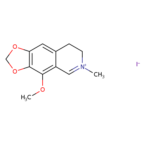 COc1c2C=[N+](C)CCc2cc2c1OCO2.[I-]