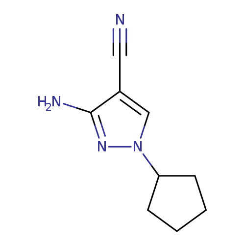 N#Cc1cn(nc1N)C1CCCC1