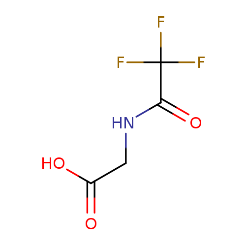 O=C(C(F)(F)F)NCC(=O)O