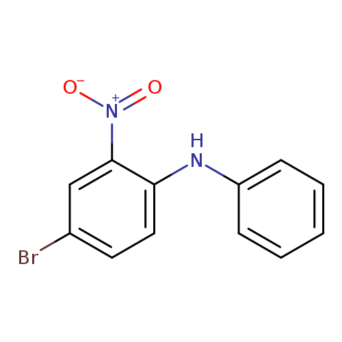 Brc1ccc(c(c1)[N+](=O)[O-])Nc1ccccc1