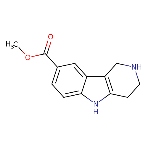 COC(=O)c1ccc2c(c1)c1CNCCc1[nH]2