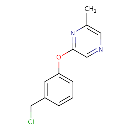 ClCc1cccc(c1)Oc1cncc(n1)C