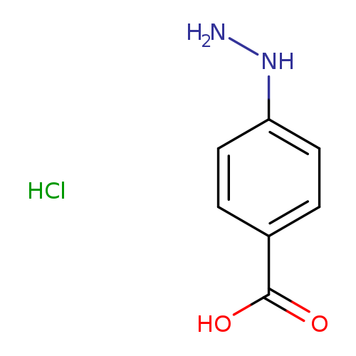 NNc1ccc(cc1)C(=O)O.Cl