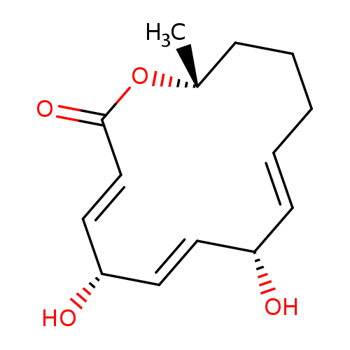 O[C@H]1/C=C/CCC[C@@H](C)OC(=O)/C=C/[C@H](/C=C/1)O