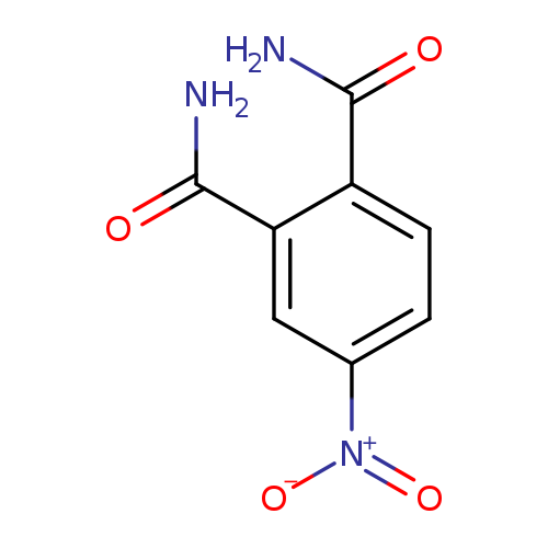 NC(=O)c1cc(ccc1C(=O)N)[N+](=O)[O-]