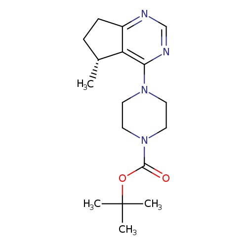 O=C(N1CCN(CC1)c1ncnc2c1[C@H](C)CC2)OC(C)(C)C