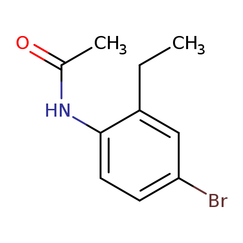CCc1cc(Br)ccc1NC(=O)C