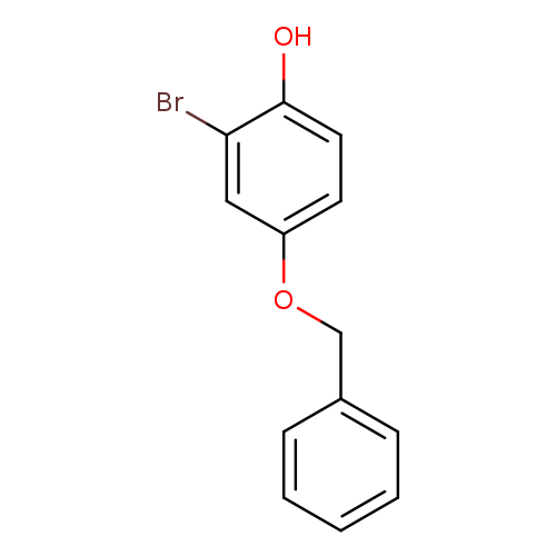 Oc1ccc(cc1Br)OCc1ccccc1