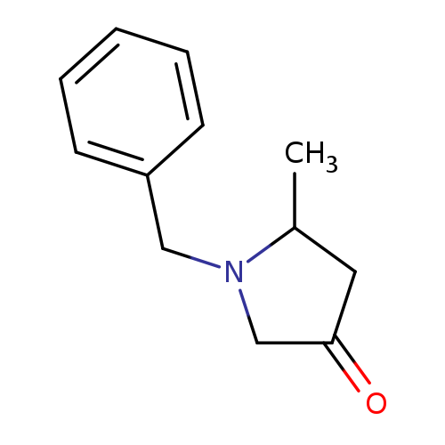 CC1CC(=O)CN1Cc1ccccc1