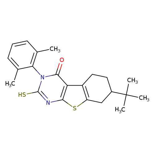 Cc1cccc(c1n1c(S)nc2c(c1=O)c1CCC(Cc1s2)C(C)(C)C)C