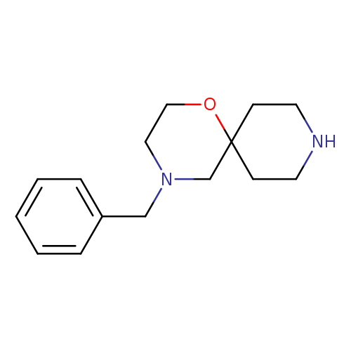 N1CCC2(CC1)OCCN(C2)Cc1ccccc1