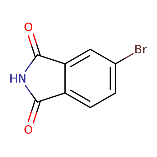 Brc1ccc2c(c1)C(=O)NC2=O