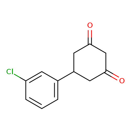 O=C1CC(=O)CC(C1)c1cccc(c1)Cl