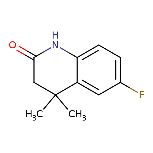 O=C1Nc2ccc(cc2C(C1)(C)C)F