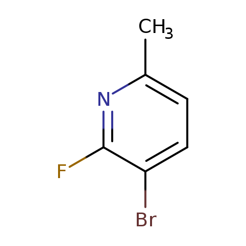 Cc1ccc(c(n1)F)Br