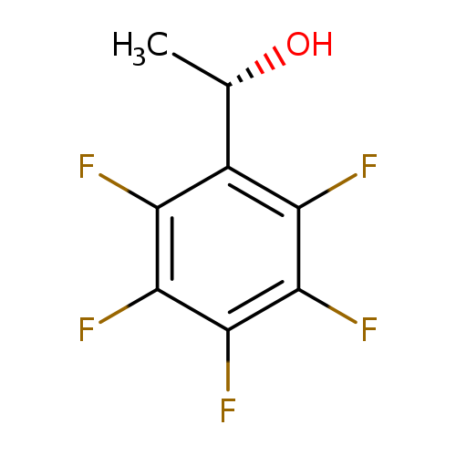 Fc1c(F)c([C@@H](O)C)c(c(c1F)F)F