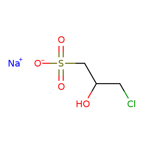 ClCC(CS(=O)(=O)[O-])O.[Na+]