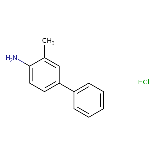 Nc1ccc(cc1C)c1ccccc1.Cl