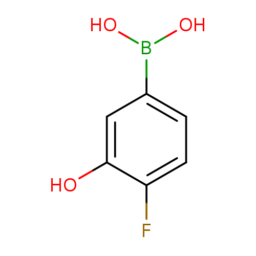 OB(c1ccc(c(c1)O)F)O