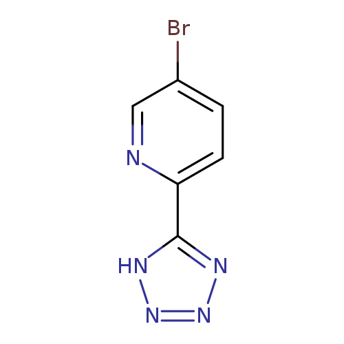 Brc1ccc(nc1)c1nnn[nH]1