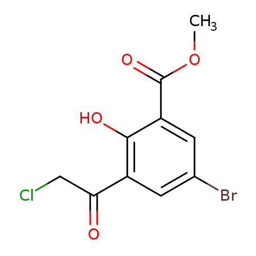 COC(=O)c1cc(Br)cc(c1O)C(=O)CCl