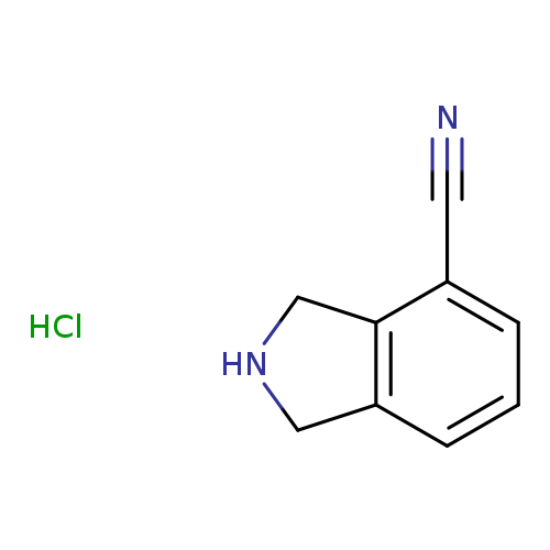 N#Cc1cccc2c1CNC2.Cl