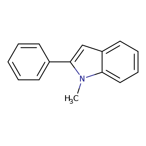 Cn1c(cc2c1cccc2)c1ccccc1