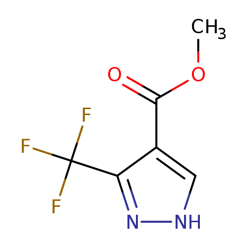 COC(=O)c1c[nH]nc1C(F)(F)F