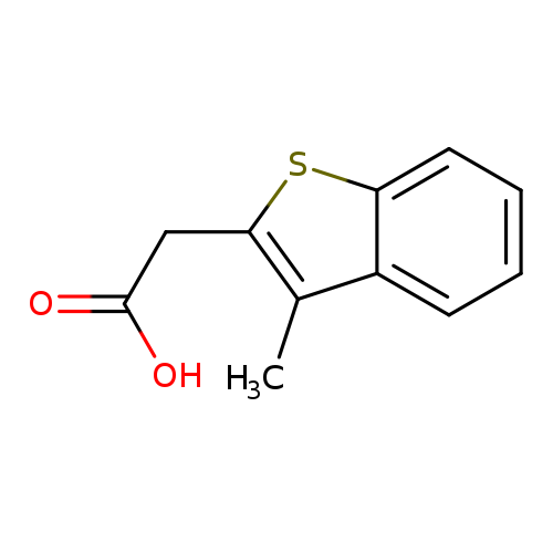 OC(=O)Cc1sc2c(c1C)cccc2