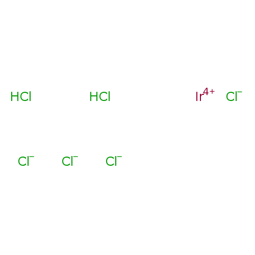 [Cl-].[Cl-].[Cl-].[Cl-].[Ir+4].Cl.Cl