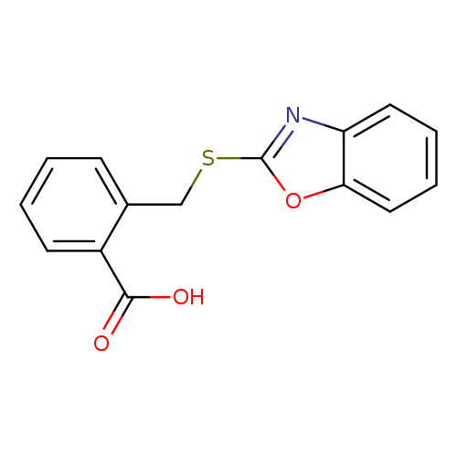 OC(=O)c1ccccc1CSc1nc2c(o1)cccc2