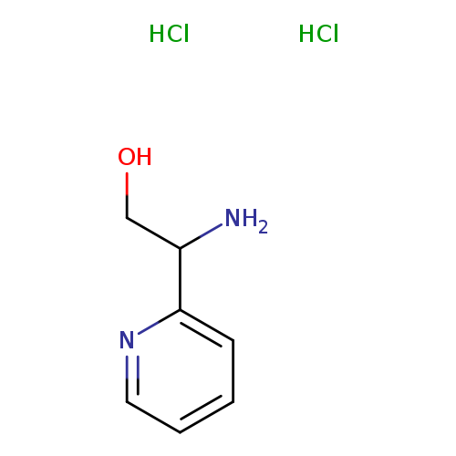 OCC(c1ccccn1)N.Cl.Cl