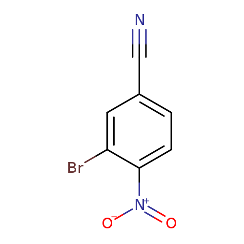 N#Cc1ccc(c(c1)Br)[N+](=O)[O-]