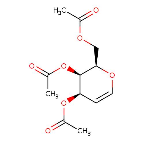 CC(=O)OC[C@H]1OC=C[C@H]([C@H]1OC(=O)C)OC(=O)C